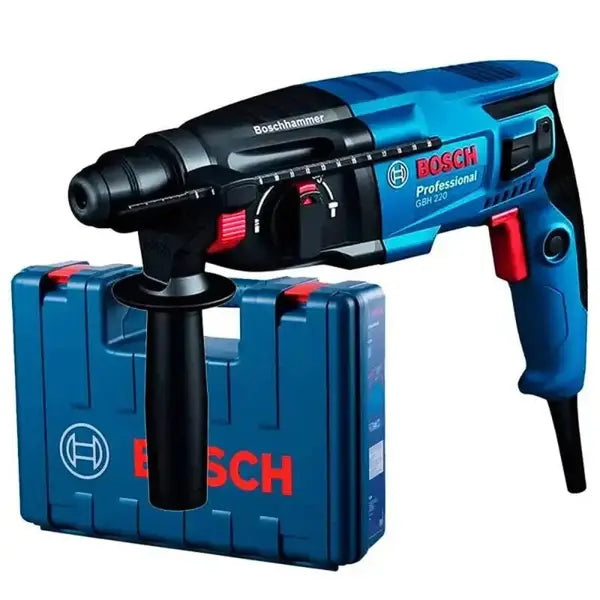 Martelete Perfurador Rompedor SDS-PLUS 720W 2.3kg com Maleta GBH 220 BOSCH