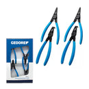 Jogo de Alicates de 7" para Anéis Interno/Externo com 4 peças C8000A-J4 GEDORE