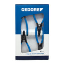 Jogo de Alicates de 7" para Anéis Interno/Externo com 4 peças C8000A-J4 GEDORE