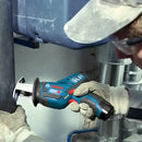 Serra Sabre à Bateria 12V GSA 12 V-LI com Bateria 2,0Ah, Carregador Bivolt e Bolsa BOSCH