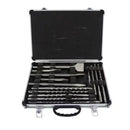 Jogo de Brocas Ponteiro e Talhadeira SDS PLUS com 18 Peças HT